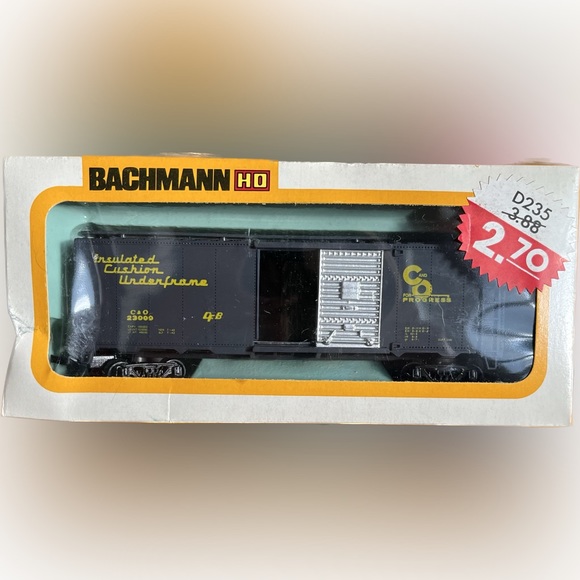 Bachmann “41’ Steel Box Car C & O” Train Car - Picture 1 of 2